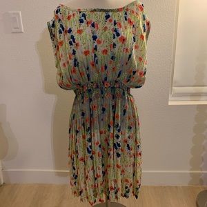 Anthropologie Floral Baraschi dress in size M